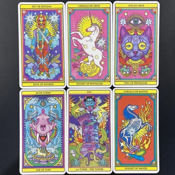 Tarot de El Dios de los Tres Tarot Deck - Picture 5 of 5